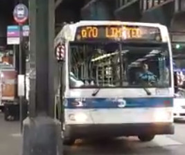 new york city Q70 bus